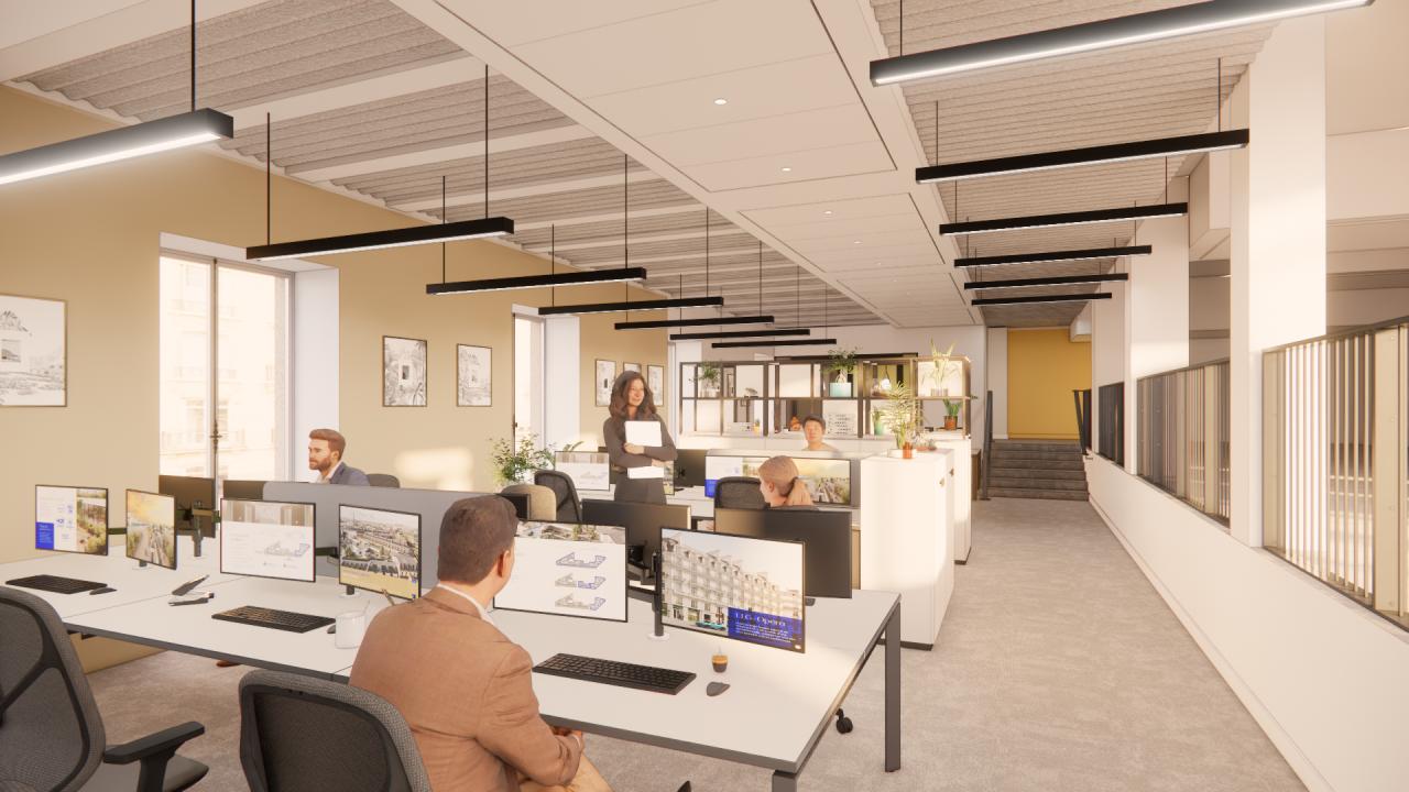 Bureau Paris 896m² Location bureau Paris OLBUR2427306 2